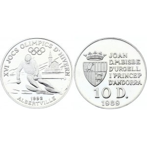 Andorra 10 Diners 1989