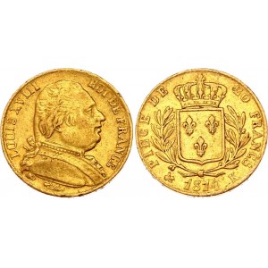 France 20 Francs 1814 K