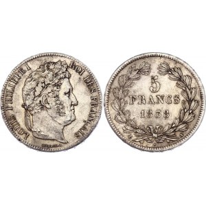 France 5 Francs 1838 A