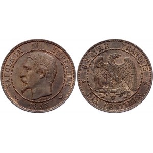 France 10 Centimes 1853 W