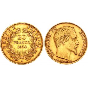 France 20 Francs 1854 A