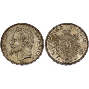 France 5 Francs 1868 BB