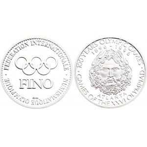 France Silver Medal Centennial Olympic Games in Atlanta, 1996 