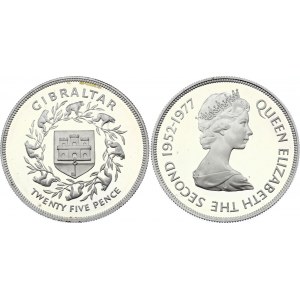 Gibraltar 25 Pence 1977