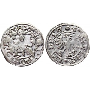 Lithuania 1/2 Groschen / Półgrosz 1492 - 1506 (ND) Alexander Jagiellon