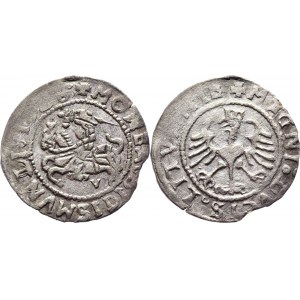 Lithuania 1/2 Groschen / Półgrosz 1528 V R7 Sigismund I the Old