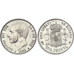 Spain 1 Peseta 1882 (82) MSM