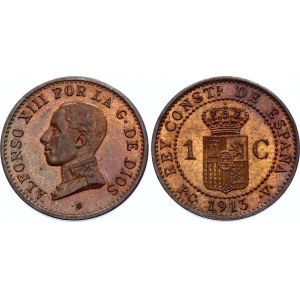 Spain 1 Centimo 1913 (3) PCV
