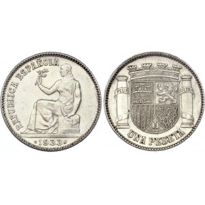 Spain 1 Peseta 1933