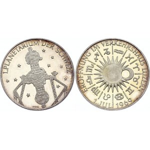 Switzerland Silver Medal Planetarium der Schweiz 1969 Zodiac