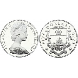 Bahamas 5 Dollars 1970