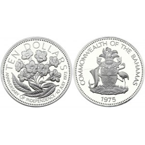Bahamas 10 Dollars 1975
