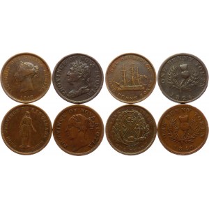 Canada Lot of 4 Tokens 1824 - 1843