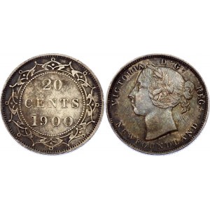 Canada Newfoundland 20 Cents 1900
