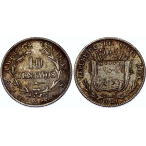 Costa Rica 10 Centavos 1889