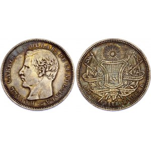 Guatemala 4 Reales 1865 R