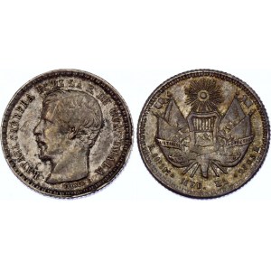 Guatemala 1/2 Real 1865 R