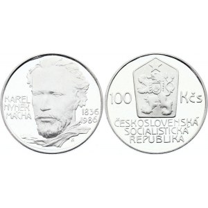 Czechoslovakia 100 Korun 1986 Proof