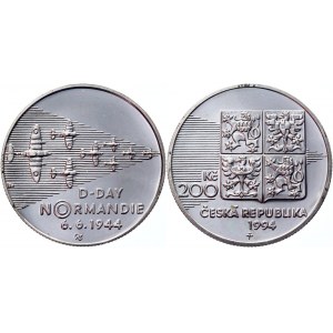 Czech Republic 200 Korun 1994 Proof