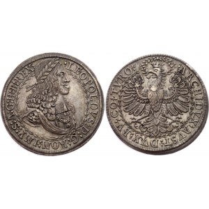 Austria 2 Thaler 1680 Hall Leopold I