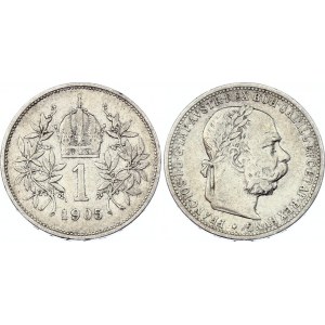 Austria 1 Corona 1905 Rare