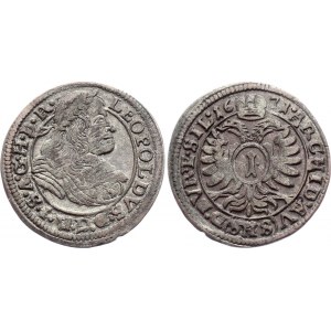 Bohemia Silesia 1 Kreuzer 1671 SHS