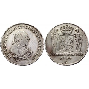 German States Brandenburg-Ansbach-Bayreuth Gulden / 2/3 Taler 1794 S