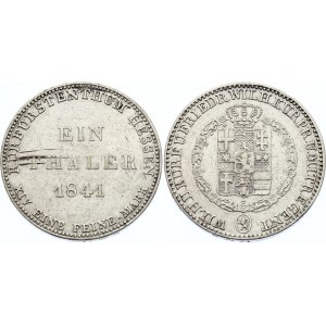 German States Hessen-Kassel Thaler 1841