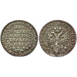 Russia Jever 1/2 Thaler 1798