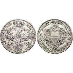 German States Lubeck 48 Schilling 1752 JJJ