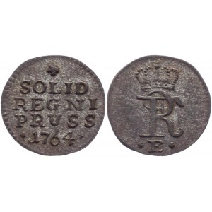 German States Prussia Schilling 1764 E Königsberg