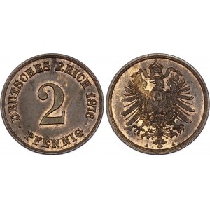 Germany - Empire 2 Pfennig 1876 A