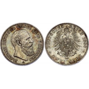 Germany - Empire Prussia 2 Mark 1888 A