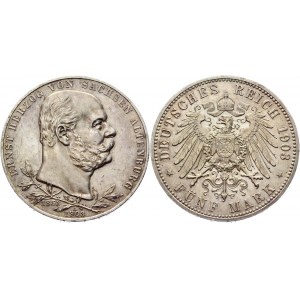 Germany - Empire Saxe-Altenburg 5 Mark 1903 A