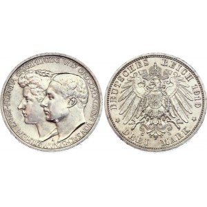 Germany - Empire Saxe-Weimar-Eisenach 3 Mark 1910 A