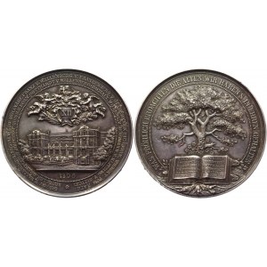 Germany - Empire Silesia Commemorative Silver Medal 200th Anniversary of the Society of the Twelve 1896