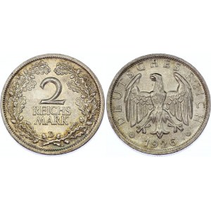 Germany - Weimar Republic 2 Reichsmark 1926 D