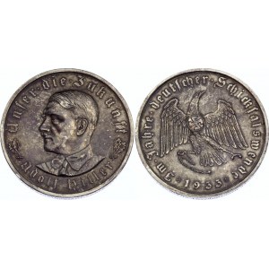 Germany - Third Reich Silver Medal Adolf Hitler 1933