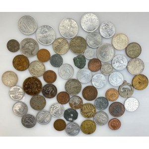 Germany Lot of 54 Coins 19th - 20th Century