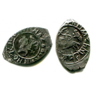 Russia Union Coin Vasiliy Dmitrievich & Yuriy Dmitrievich 1423 - 1425 R-5