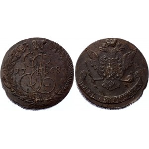 Russia 5 Kopeks 1768 EM