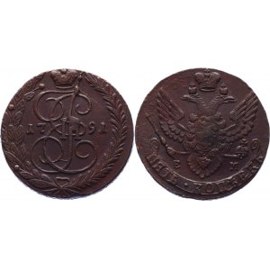 Russia 5 Kopeks 1791 ЕМ