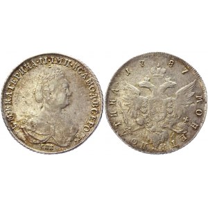 Russia Poltina 1787 СПБ ЯA R