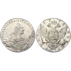 Russia 1 Rouble 1774 СПБ ФЛ ТI