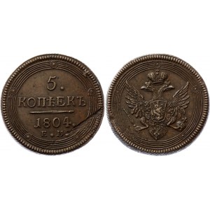 Russia 5 Kopeks 1804 EM