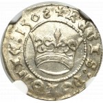 Sigismund I the Old, Halfgroat 1508, Cracow - NGC MS62