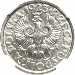 II Republic of Poland, 20 groschen 1923 - NGC MS65