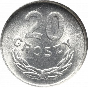 PRL, 20 groszy 1971 - GCN MS68