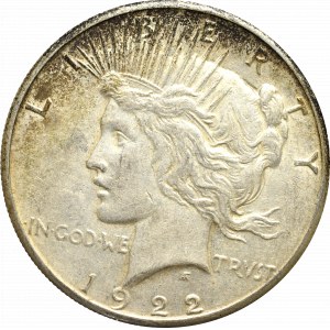 USA, 1 peace dollar 1922