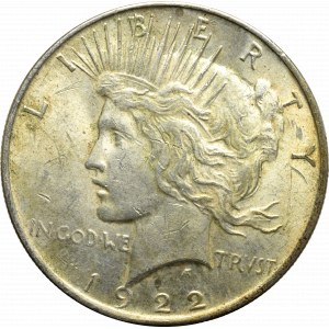 USA, 1 peace dollar 1922